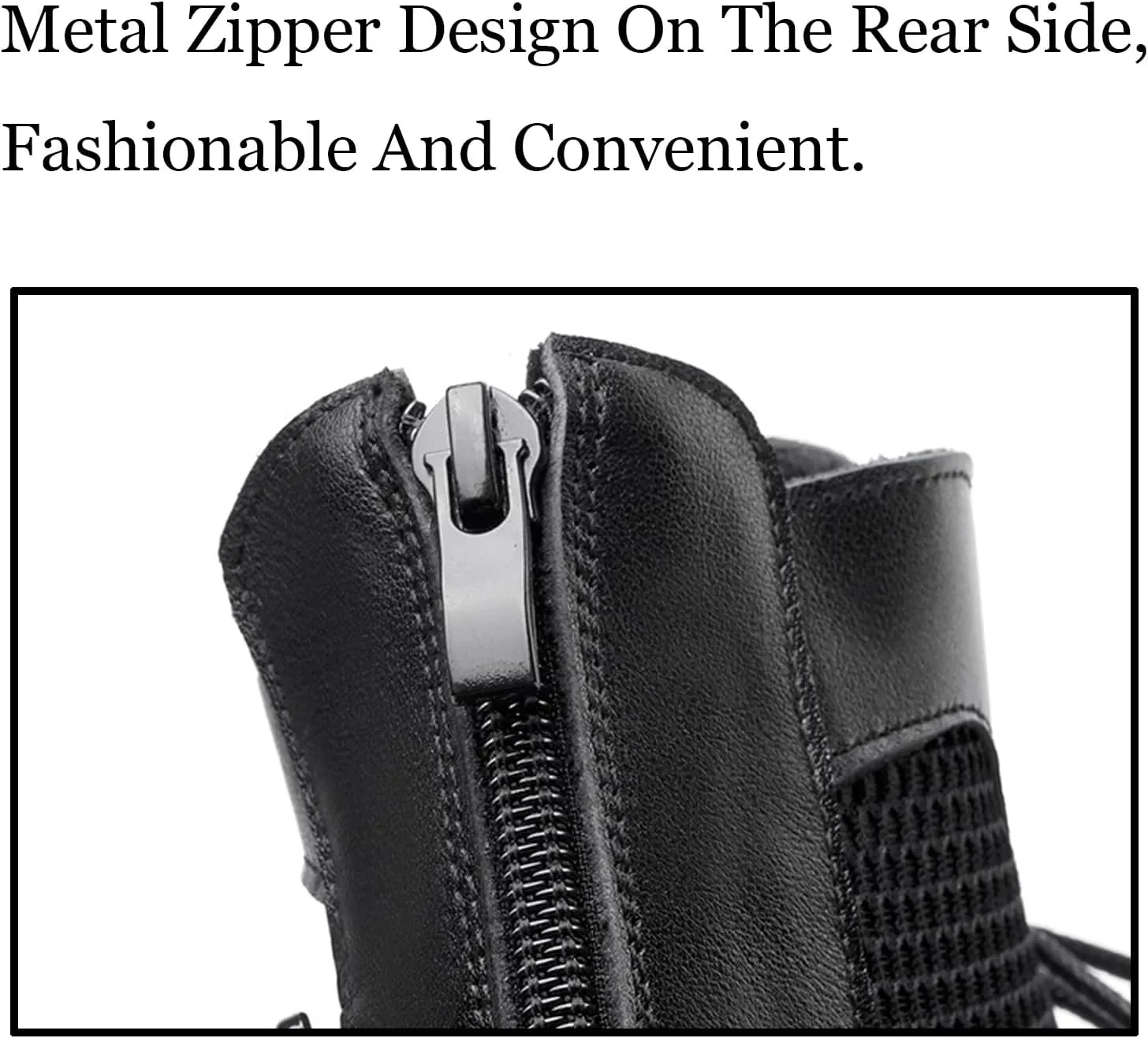 Women's Lace up Hollow Mesh Platform Ankle Boots With Buckle Fashion Round Toe Chunky Heel Soft Casual Summer Boots Wear-resistant Non-Slip Punk Short Booties