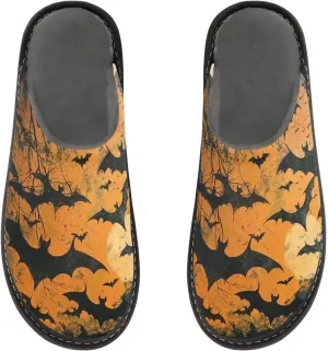 Women's Mens Cute Pattern Chic Cosy Slip-On Slippers,Casual Linning Breathable Memory Foam Scuff Winter House Bedroom Shoes Gift for Unisex Indoor/Outdoor Size 4-11