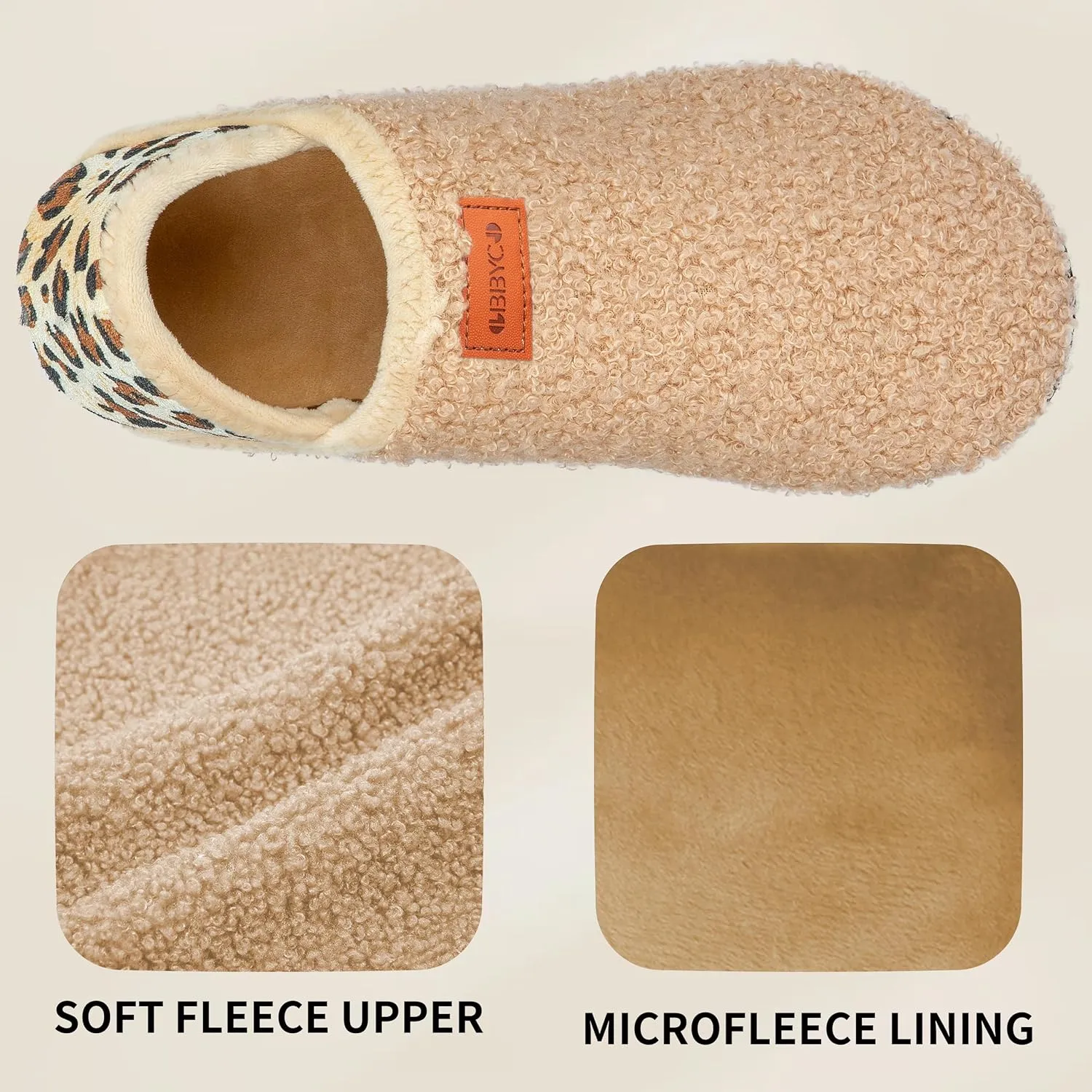 Women's Men's Fuzzy Fur Slippers Casual House Shoes Non Slip Barefoot Slipper Socks Warm Closed Back Indoor Outdoor Shoes