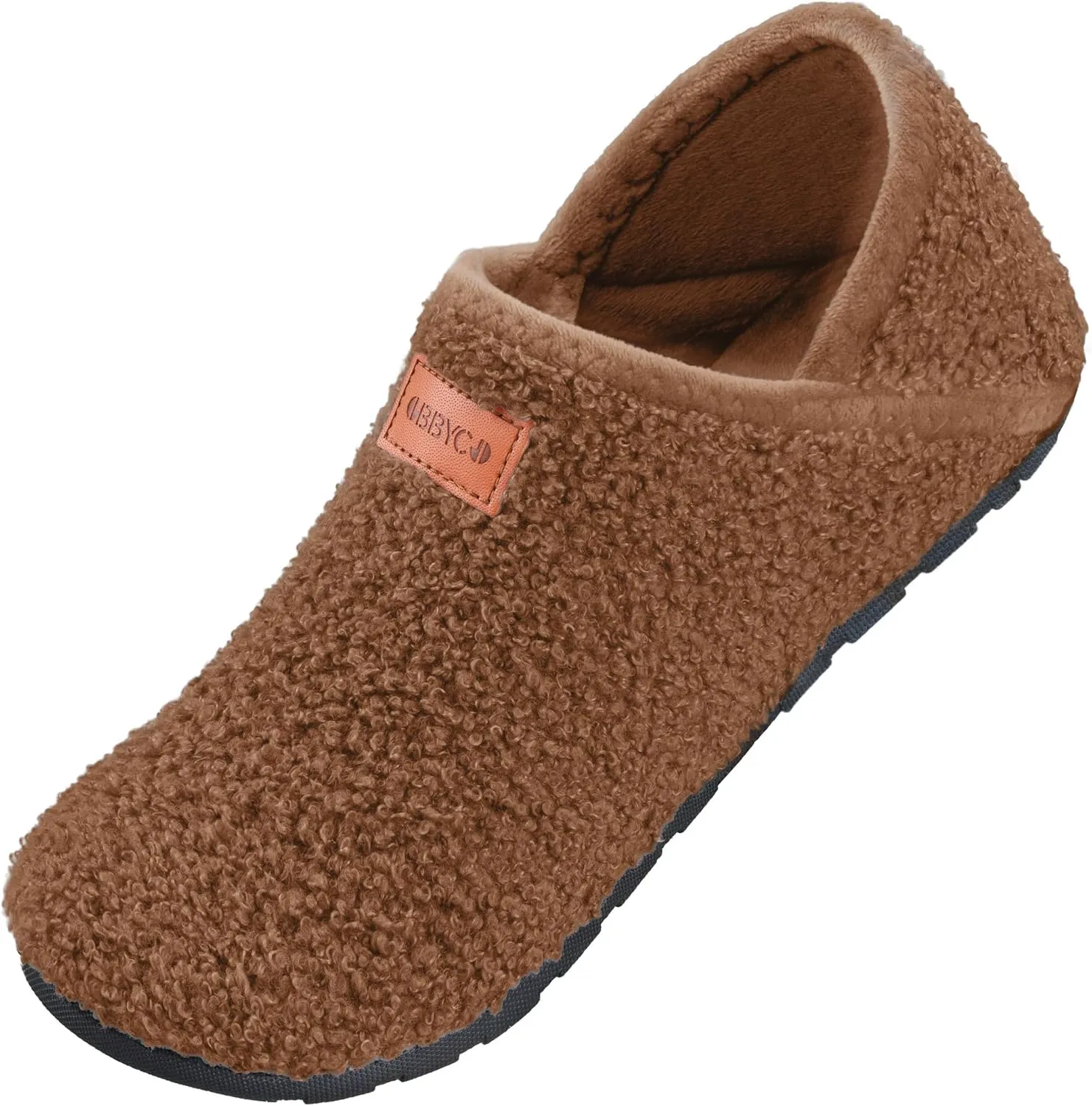 Women's Men's Fuzzy Fur Slippers Casual House Shoes Non Slip Barefoot Slipper Socks Warm Closed Back Indoor Outdoor Shoes