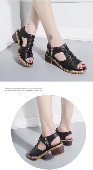 Womens Open Toe Sandals Comfortable Wedge,Hollow Fish Mouth Slip on Summer Beach Boho Comfortable Sandals Outdoor Shoes