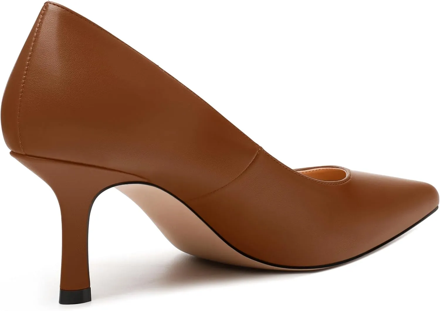 Women's Pumps, Pointed Closed Toe High Heels, Fashion Mid Heel Slip on Shoes for Women
