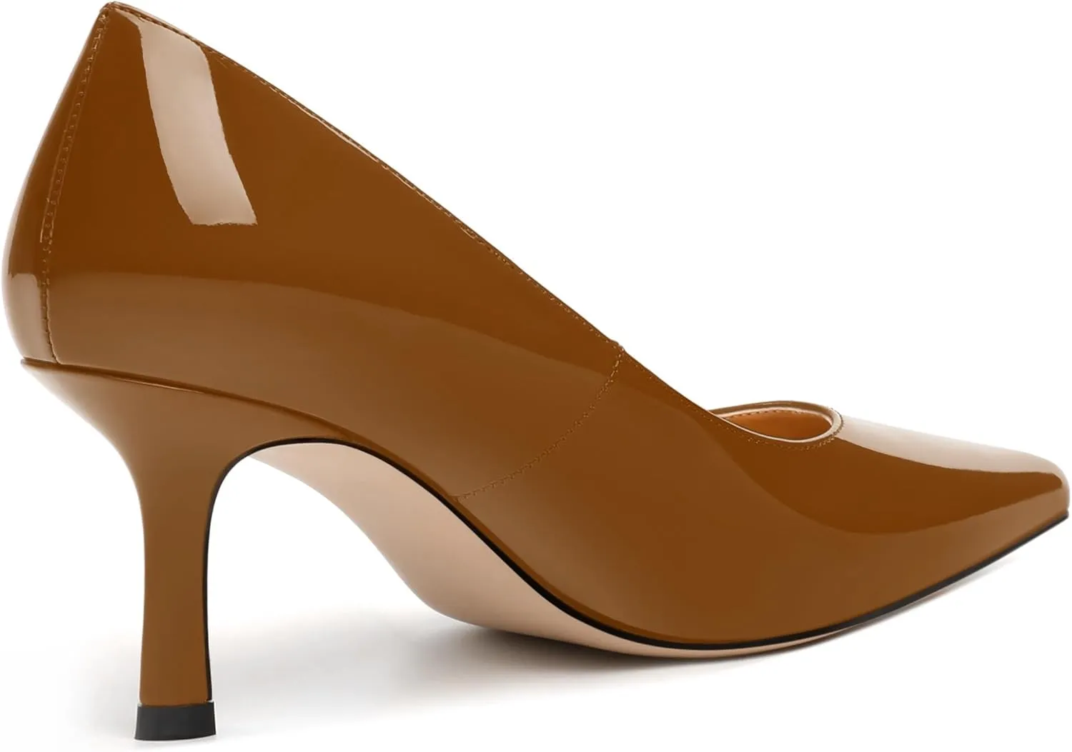 Women's Pumps, Pointed Closed Toe High Heels, Fashion Mid Heel Slip on Shoes for Women