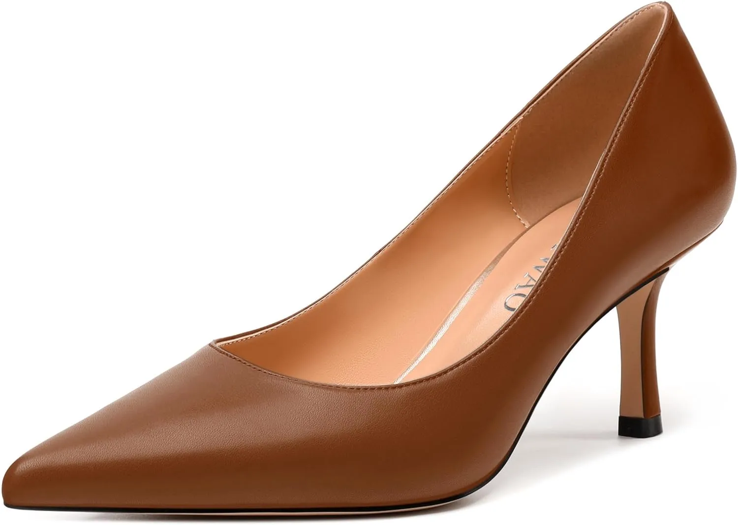 Women's Pumps, Pointed Closed Toe High Heels, Fashion Mid Heel Slip on Shoes for Women