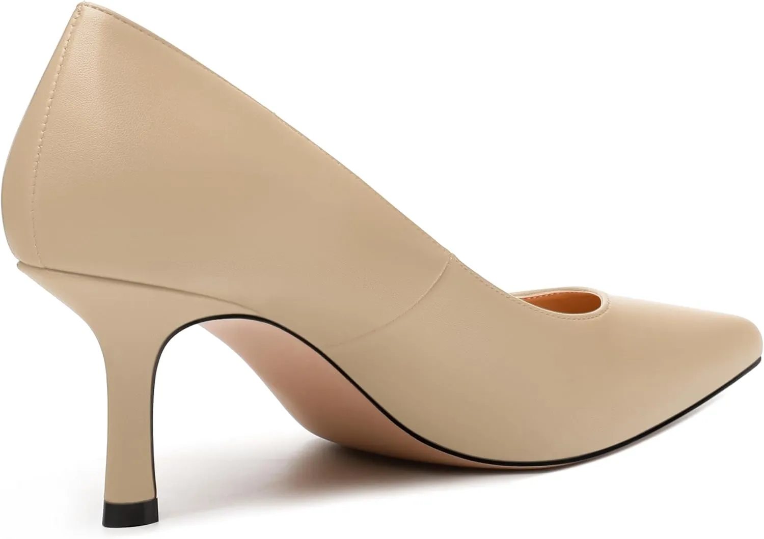 Women's Pumps, Pointed Closed Toe High Heels, Fashion Mid Heel Slip on Shoes for Women