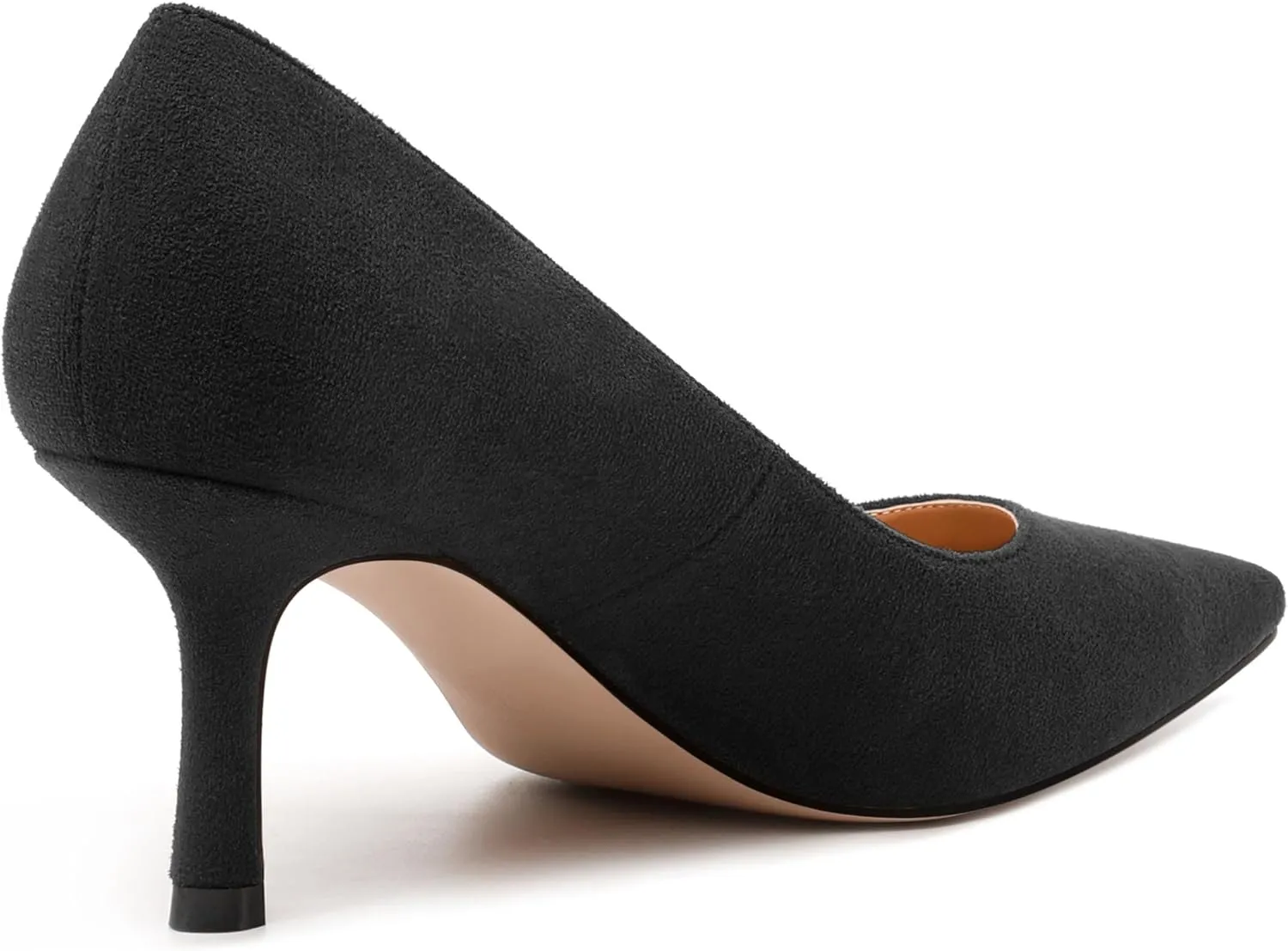 Women's Pumps, Pointed Closed Toe High Heels, Fashion Mid Heel Slip on Shoes for Women