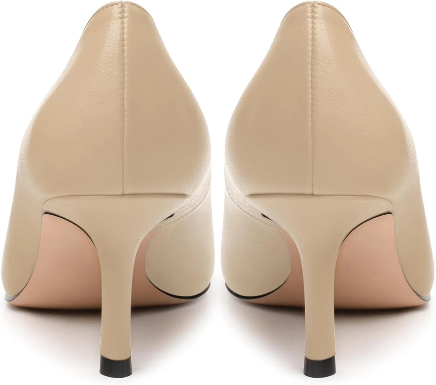 Women's Pumps, Pointed Closed Toe High Heels, Fashion Mid Heel Slip on Shoes for Women