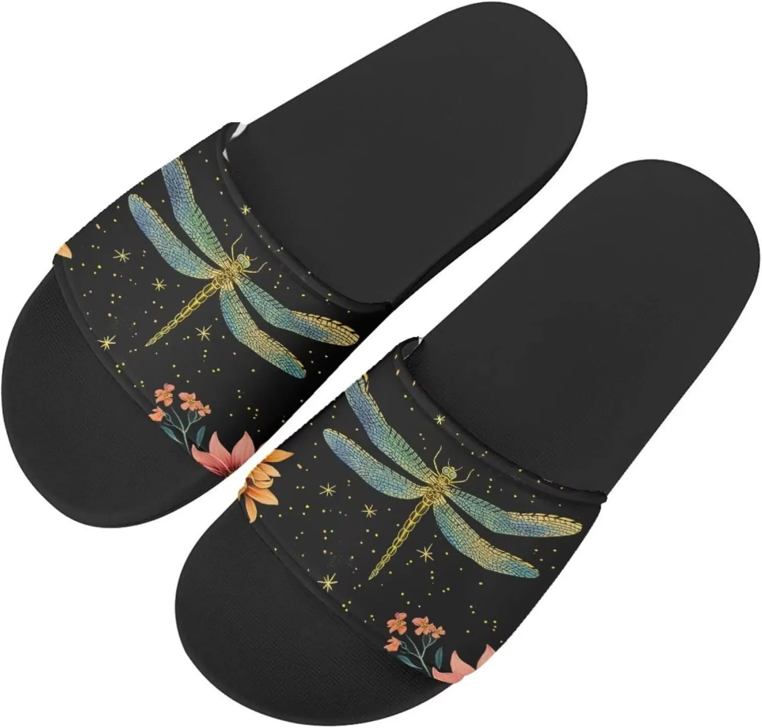 Womens Sandals Fat Slides Open Toe Slide Slippers Travel Fashion Slide Sandals Non Slip Shower Slippers