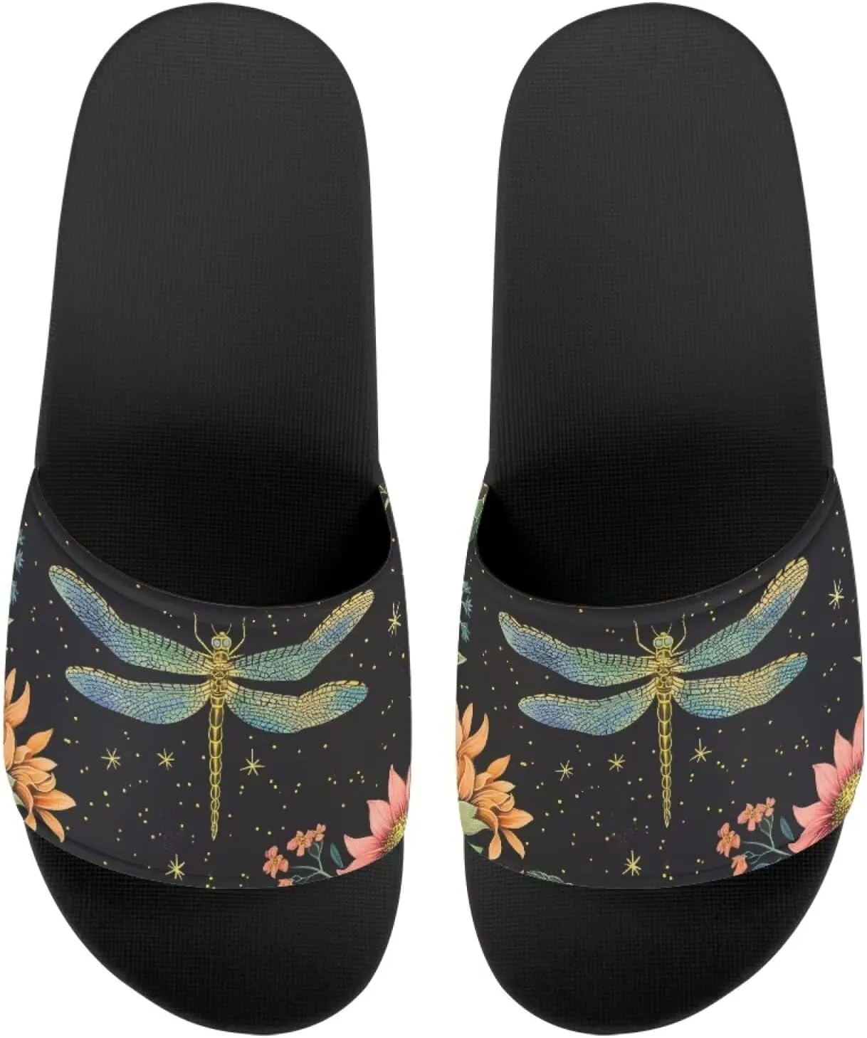 Womens Sandals Fat Slides Open Toe Slide Slippers Travel Fashion Slide Sandals Non Slip Shower Slippers