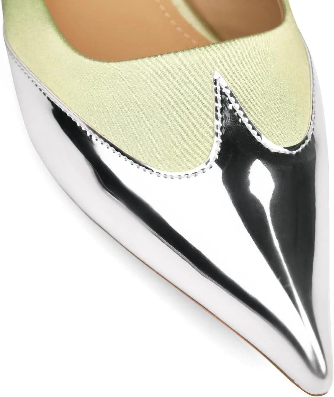 Womens Slingback Kitten Heels Pointed Closed Toe Heeled Mules Slip On Backless Wedding Dress Pumps Shoes