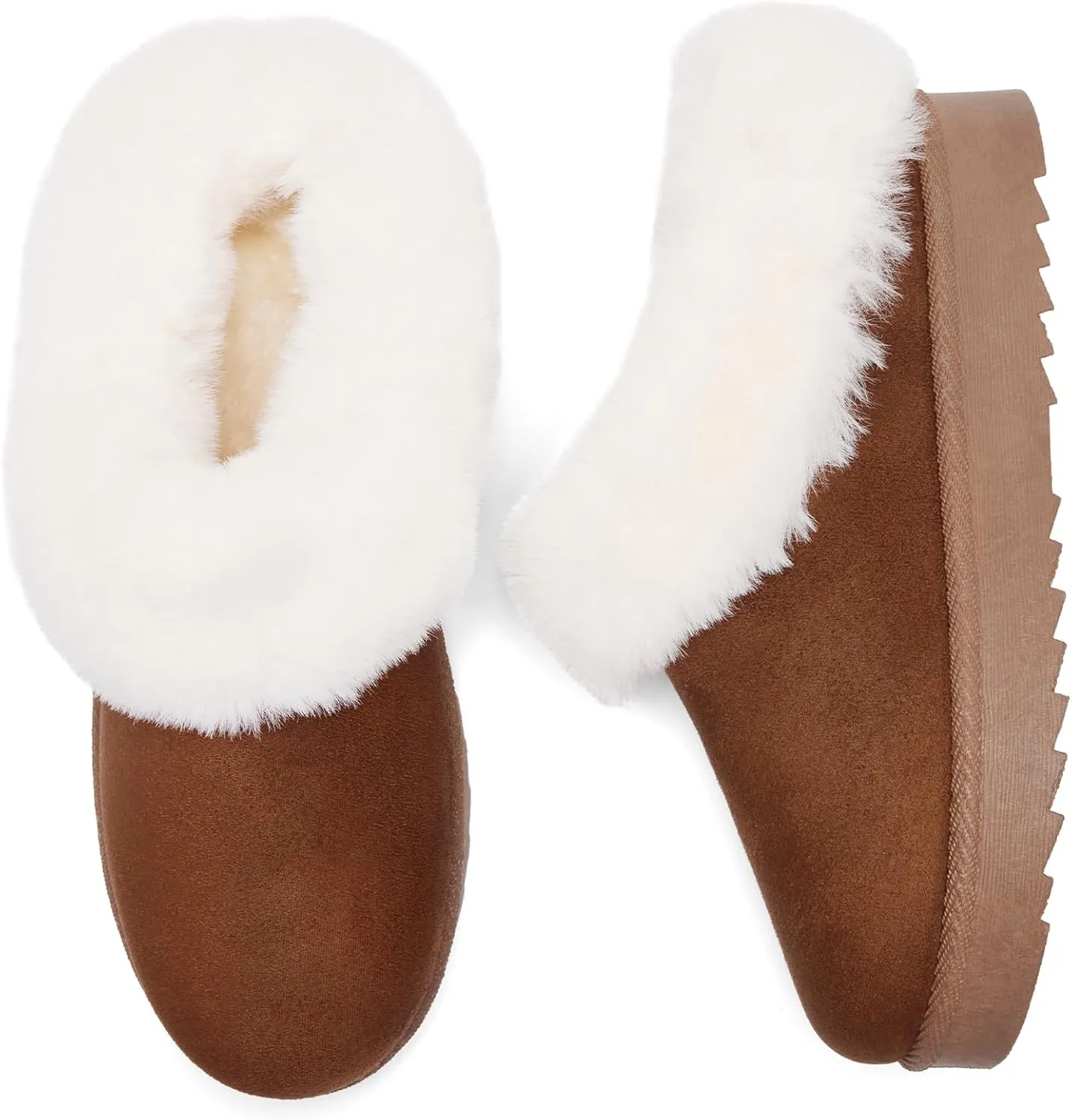 Women's Slippers Platform Mini Boots Anti-Slip Boot For Outdoor Short Ankle Boot Fur Fleece Lined Sneakers House slippers