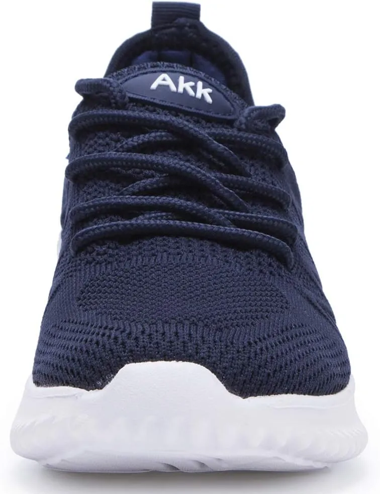 Womens Walking Tennis Shoes - Slip On Memory Foam Lightweight Casual Sneakers for Gym Travel Work