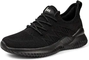 Womens Walking Tennis Shoes - Slip On Memory Foam Lightweight Casual Sneakers for Gym Travel Work