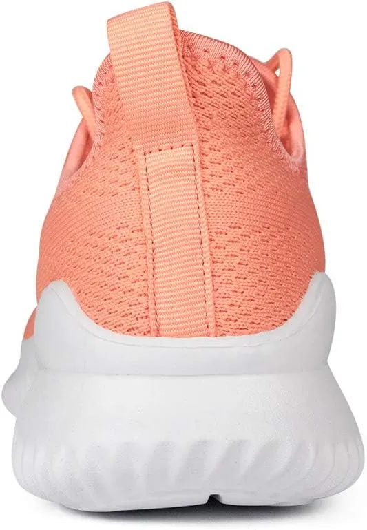 Womens Walking Tennis Shoes - Slip On Memory Foam Lightweight Casual Sneakers for Gym Travel Work