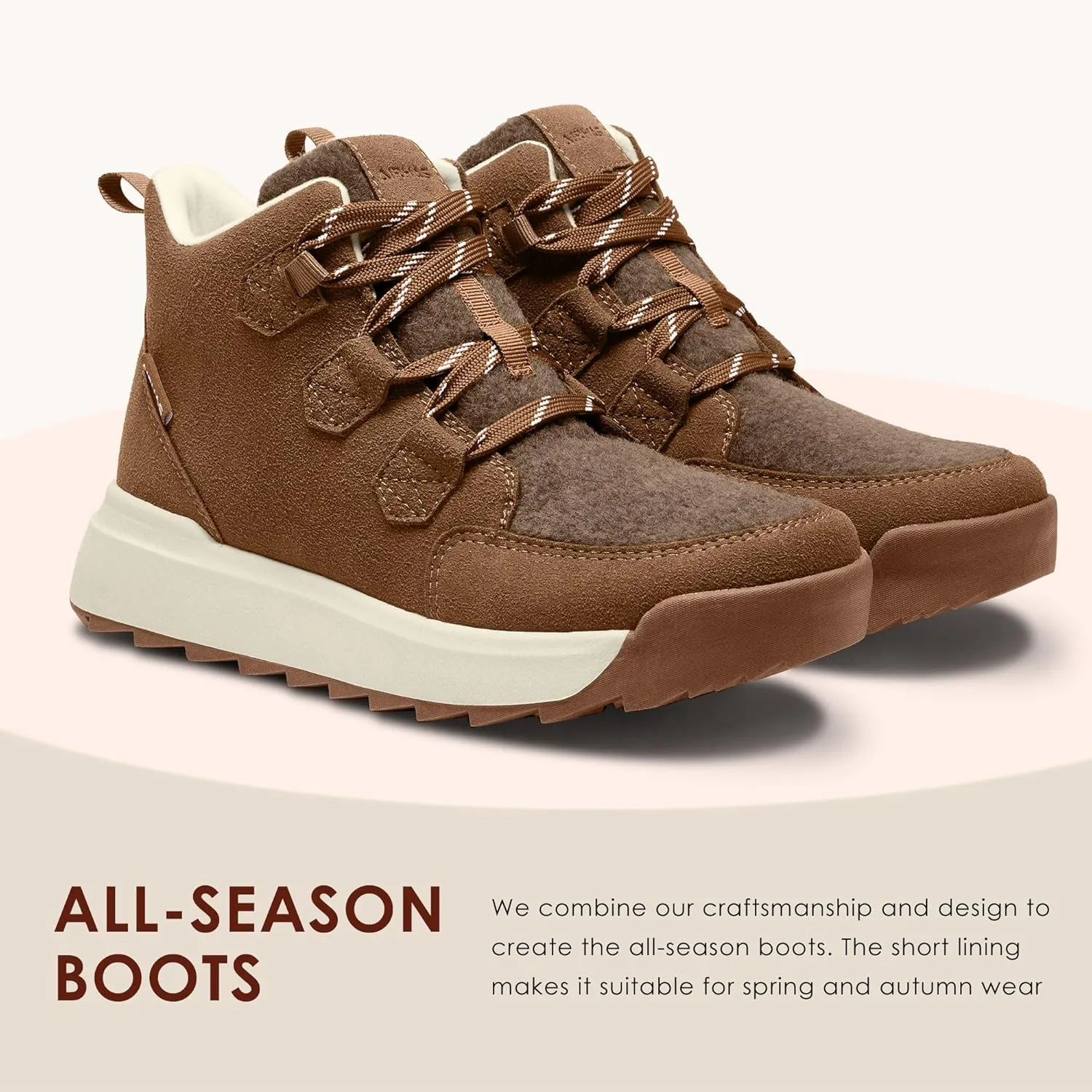 Women's Winter Warm Snow Boots for Women Comfortable Water-Resistant Womens Ankle Boots Fashion Booties