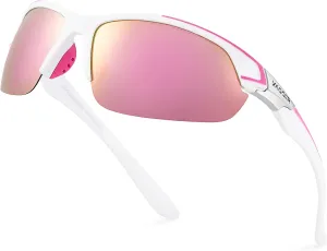 Xagger Polarized Sport Sunglasses for Men Women Wrap Around UV400 Running Baseball Softball Fishing Driving Glasses