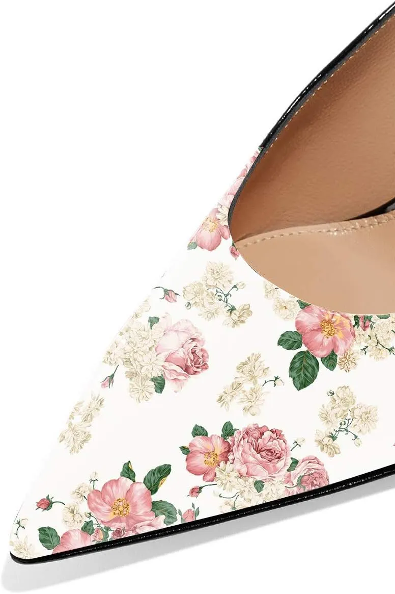 XYD Women High Heels Mules Pointed Toe Slip On Slide Sandals Fashion Dress Slipper Shoes