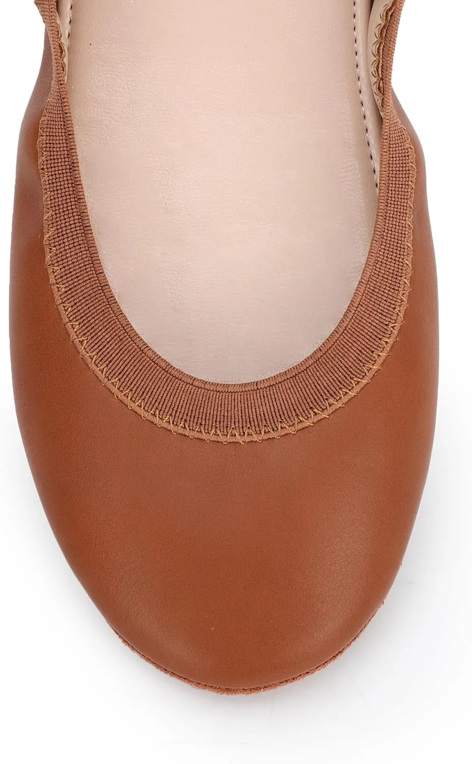 YNY Yosi New York Nina Foldable Ballet Flat in Peta-Approved Vegan Leather