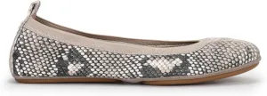 Yosi Samra Samara Women's Leather Metallic Foldable Ballet Flat