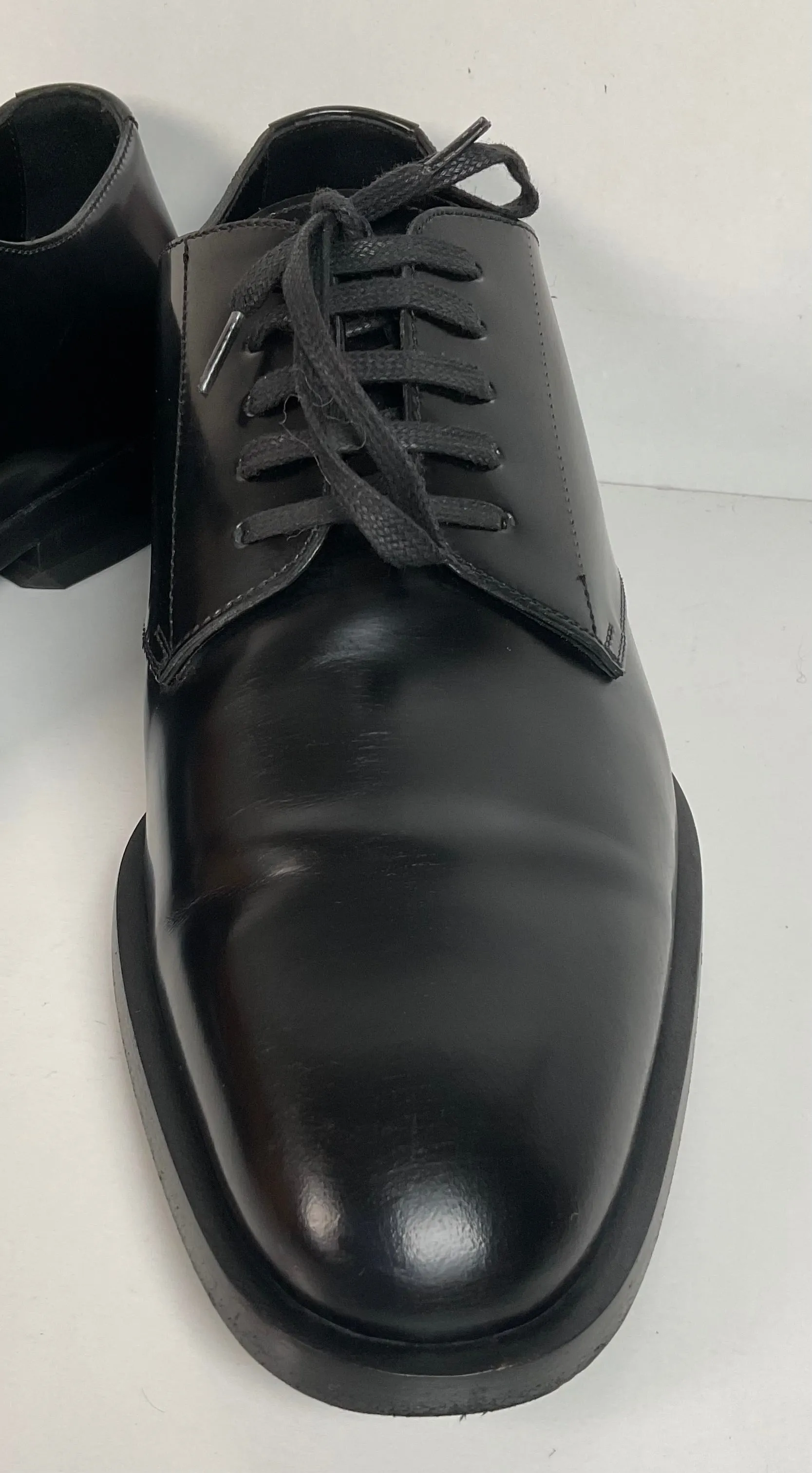 Yves Saint Laurent Paris Patent Leather Derby Loafers 40 EU | 7 US Italy
