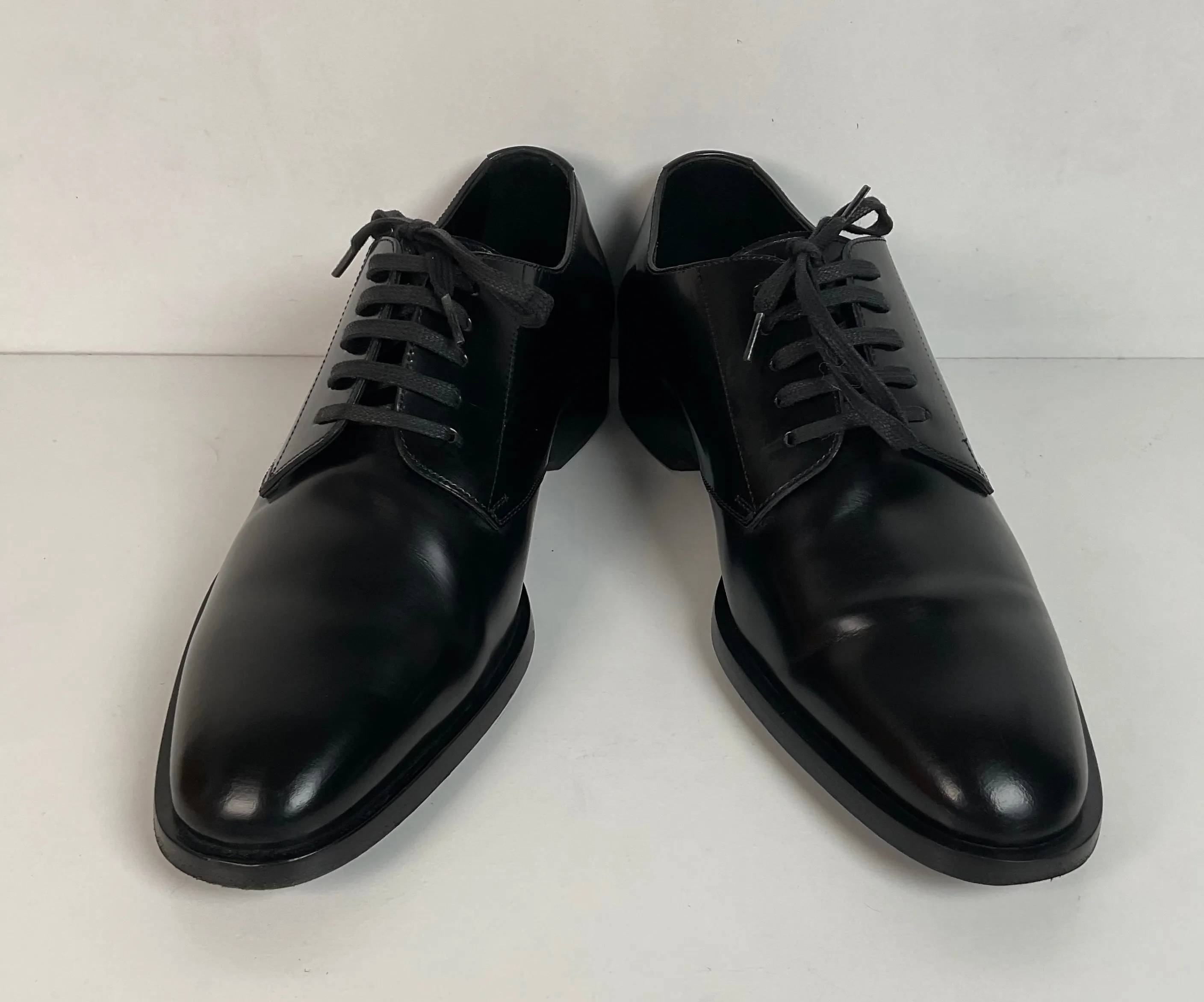 Yves Saint Laurent Paris Patent Leather Derby Loafers 40 EU | 7 US Italy