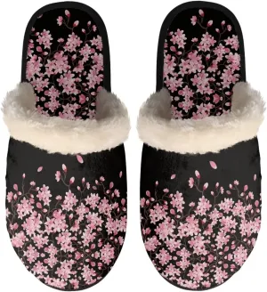 Yzaoxia House Slippers Women XS-XL Plush Lightweight Bedroom Slippers Indoor Fuzzy Slippers Winter