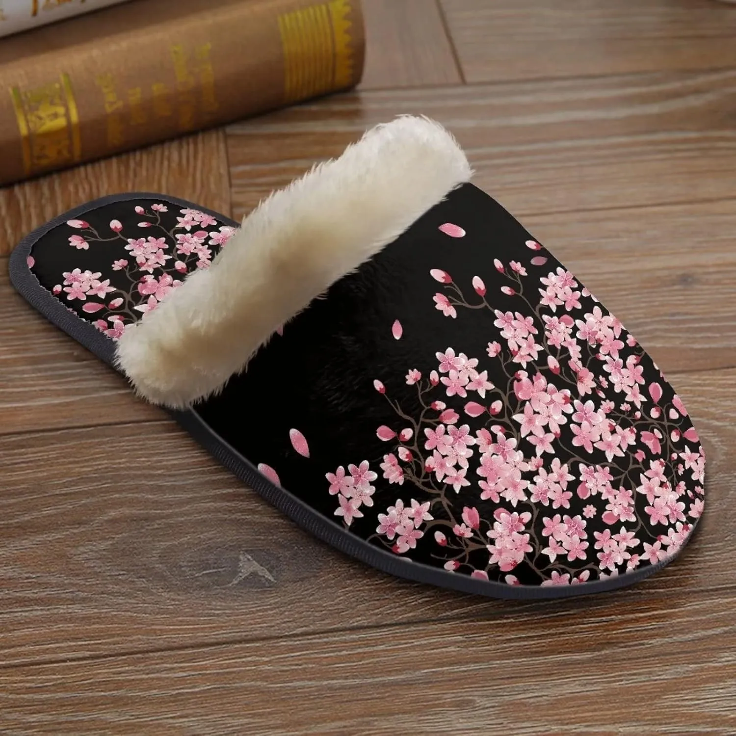 Yzaoxia House Slippers Women XS-XL Plush Lightweight Bedroom Slippers Indoor Fuzzy Slippers Winter