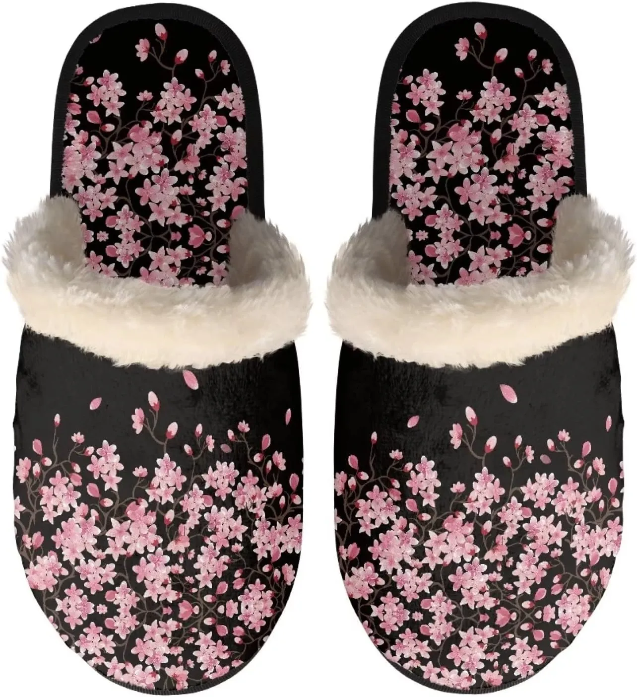 Yzaoxia House Slippers Women XS-XL Plush Lightweight Bedroom Slippers Indoor Fuzzy Slippers Winter