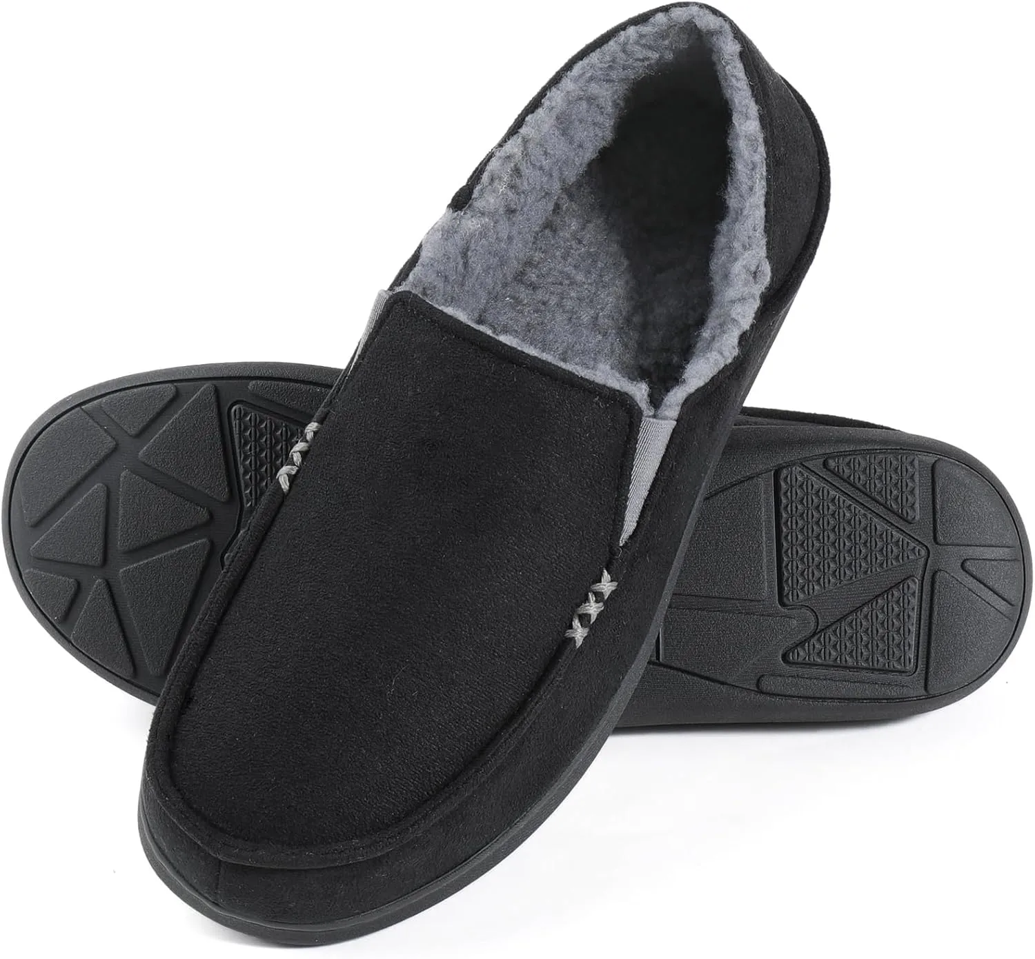 Zizor Men's High Density Memory Foam Comfort Moccasin Slippers