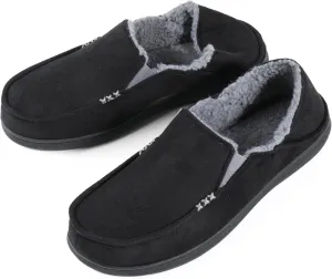 Zizor Men's High Density Memory Foam Comfort Moccasin Slippers