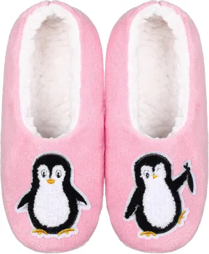 ZYZX Animal Slipper Socks for Women with Grippers Winter Warm Soft Funny Cute Slippers Non Slip Fleece Lining Indoor Fuzzy Socks Gifts Slippers