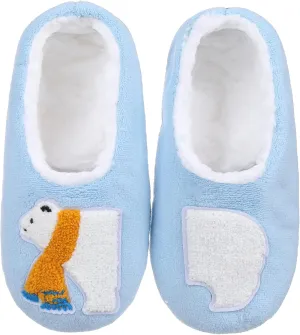 ZYZX Animal Slipper Socks for Women with Grippers Winter Warm Soft Funny Cute Slippers Non Slip Fleece Lining Indoor Fuzzy Socks Gifts Slippers