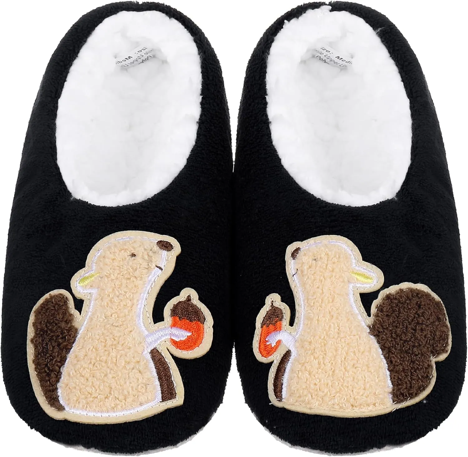ZYZX Animal Slipper Socks for Women with Grippers Winter Warm Soft Funny Cute Slippers Non Slip Fleece Lining Indoor Fuzzy Socks Gifts Slippers