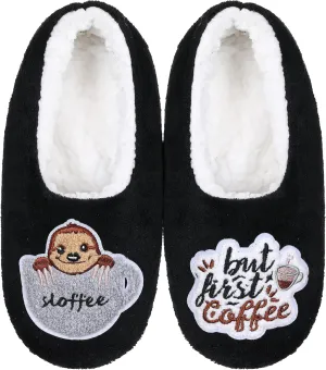 ZYZX Funny Slipper Socks for Women with Grippers Non Slip Winter Warm Soft Cozy House Cute Slippers Fleece Lining Indoor Fuzzy Socks Gifts Slippers