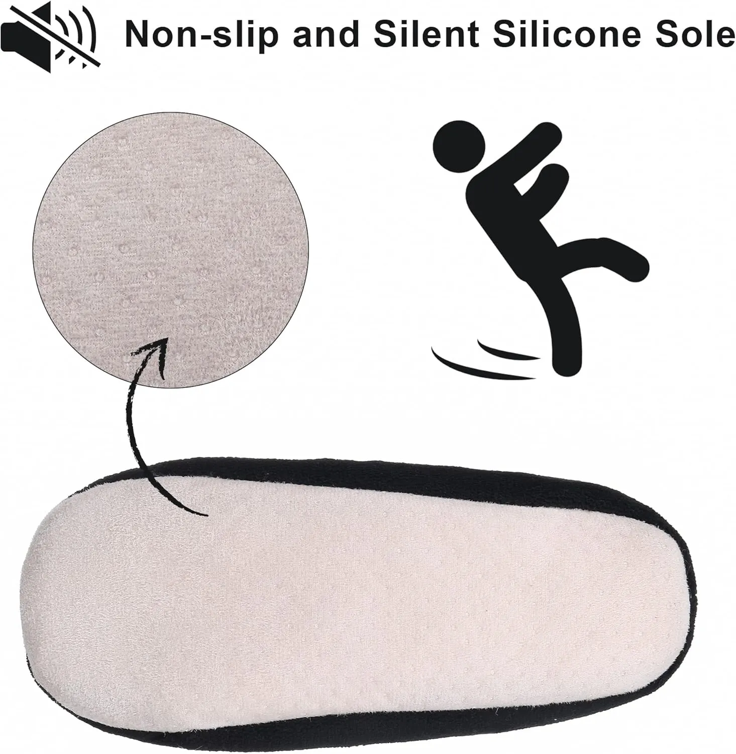 ZYZX Funny Slipper Socks for Women with Grippers Non Slip Winter Warm Soft Cozy House Cute Slippers Fleece Lining Indoor Fuzzy Socks Gifts Slippers